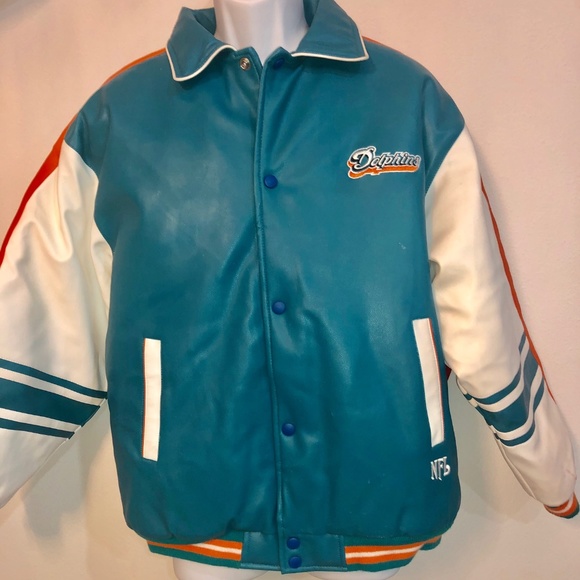 NFL Other - NFL Miami Dolphins kids , Leather Varsity Jacket